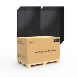 12V 100W Monocrystalline Rigid Solar Panel Array (2-30 Pack)