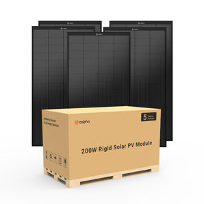 12V 200W Monocrystalline Rigid Solar Panel Array (2-30 Pack)