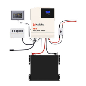 Calpha 5.12kWh Modular Power Kit with 3.5kw Charger Inverter