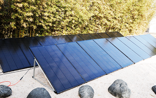 Calpha solar panel