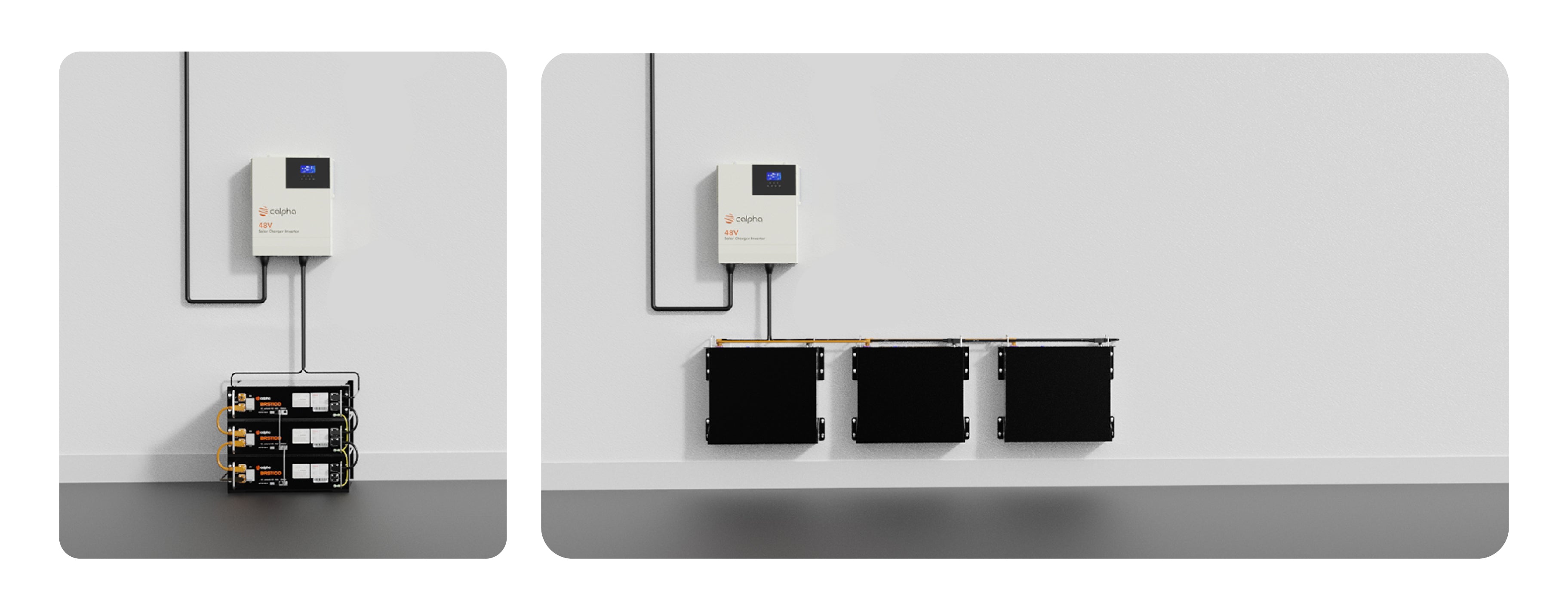 Calpha Solar Kits 5kW Inverter and 15.36kWh Battery