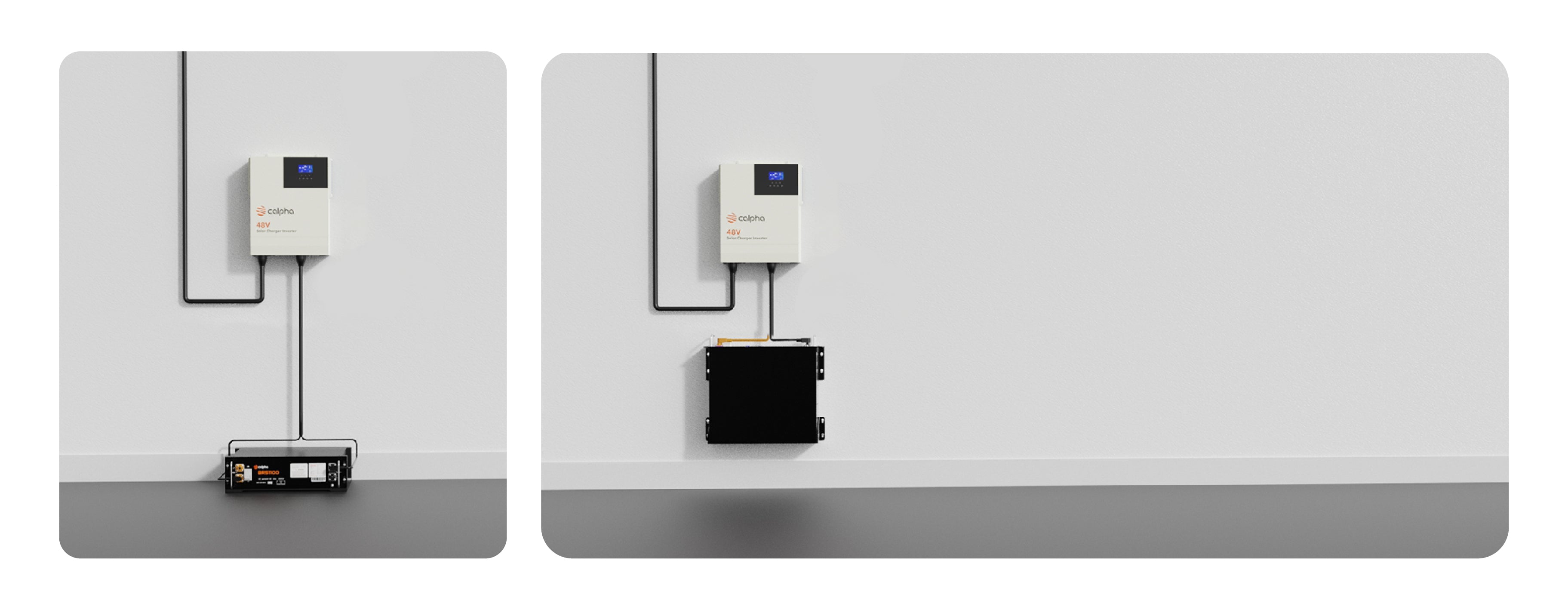 Calpha 5kW Inverter and 5.12kWh Battery