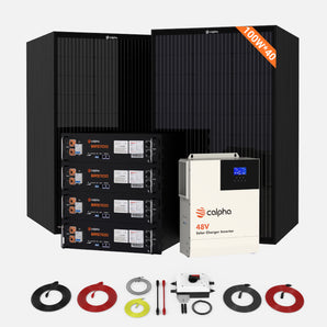 4kW 20.48kWh Rigid Solar Panel Kits (5kW Inverter)