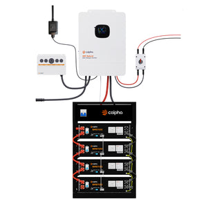 Calpha 20.48kWh Modular Power Kit with 10kw Hybrid Inverter