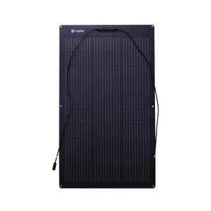 100W 12V Lightweight Monocrystalline Flexible Solar Panel Black