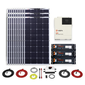 3kW 15.36kWh Flexible Solar Panel Kits (5kW Inverter)