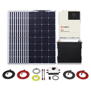 1kW 5.12kWh Flexible Solar Panel Kits (5kW Inverter)